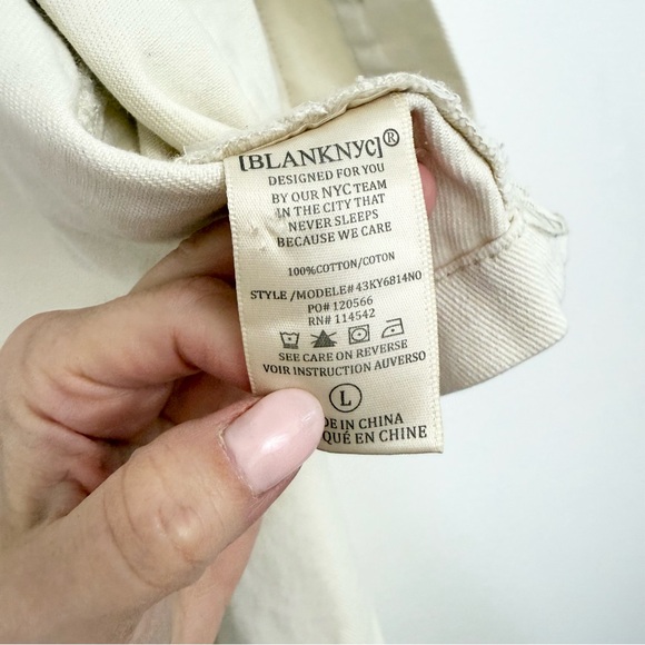 BLANKNYC Cotton Twill Crop Jacket Casa Blanca - Picture 4 of 5